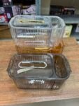Acrylic Tissue Box with Pen Holder