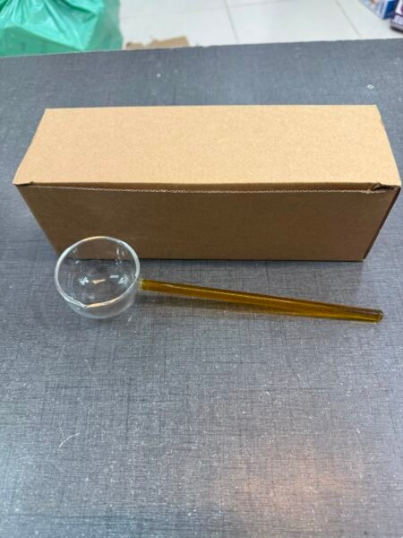 Crystal Clear Glass Stirring Spoon - Heat Resistant
