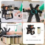 18 Jar Rotating Spice Rack (Box Packing)