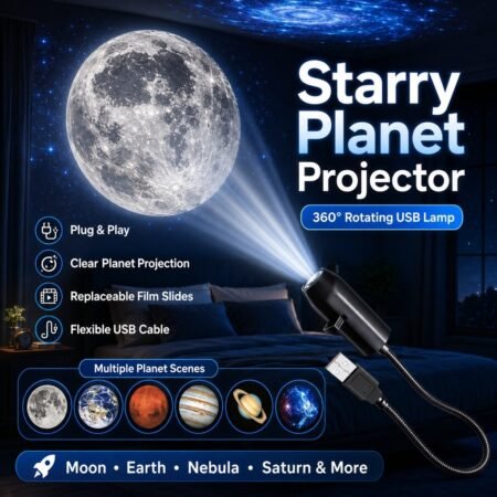 Planet Galaxy Projector With (6 LENS)