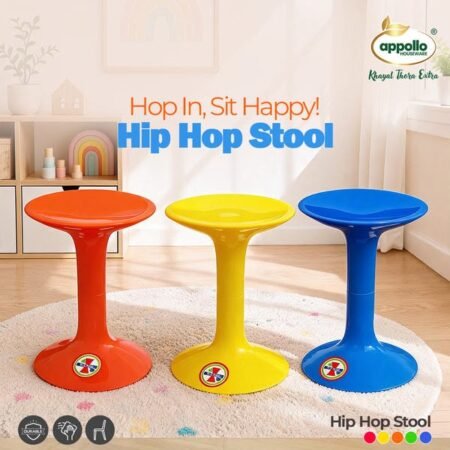 Hip Hop Stool for Kids n Adults (Can bear Upto 80kg weight)
