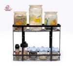 Metal 2 Layers Counter Top Shelf