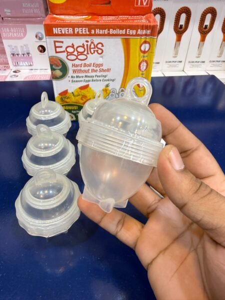 6 Pack Egg Cooker - Hard Boiled Eggs without the Shell Eggies