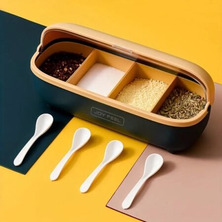 Joy Feel 4 Portion Sliding Door Spice Rack 🇨🇳