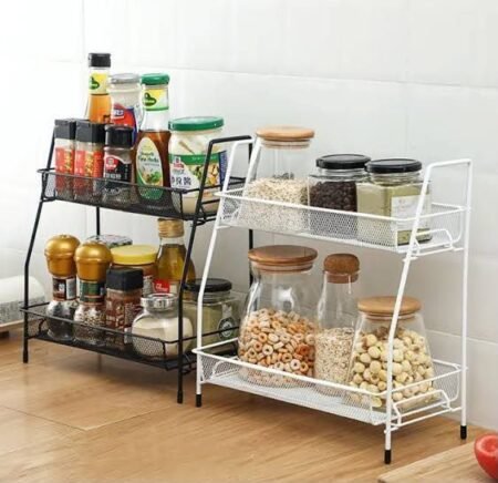 2 Tier Multipurpose Spice Rack Metal (Heavy Quality)